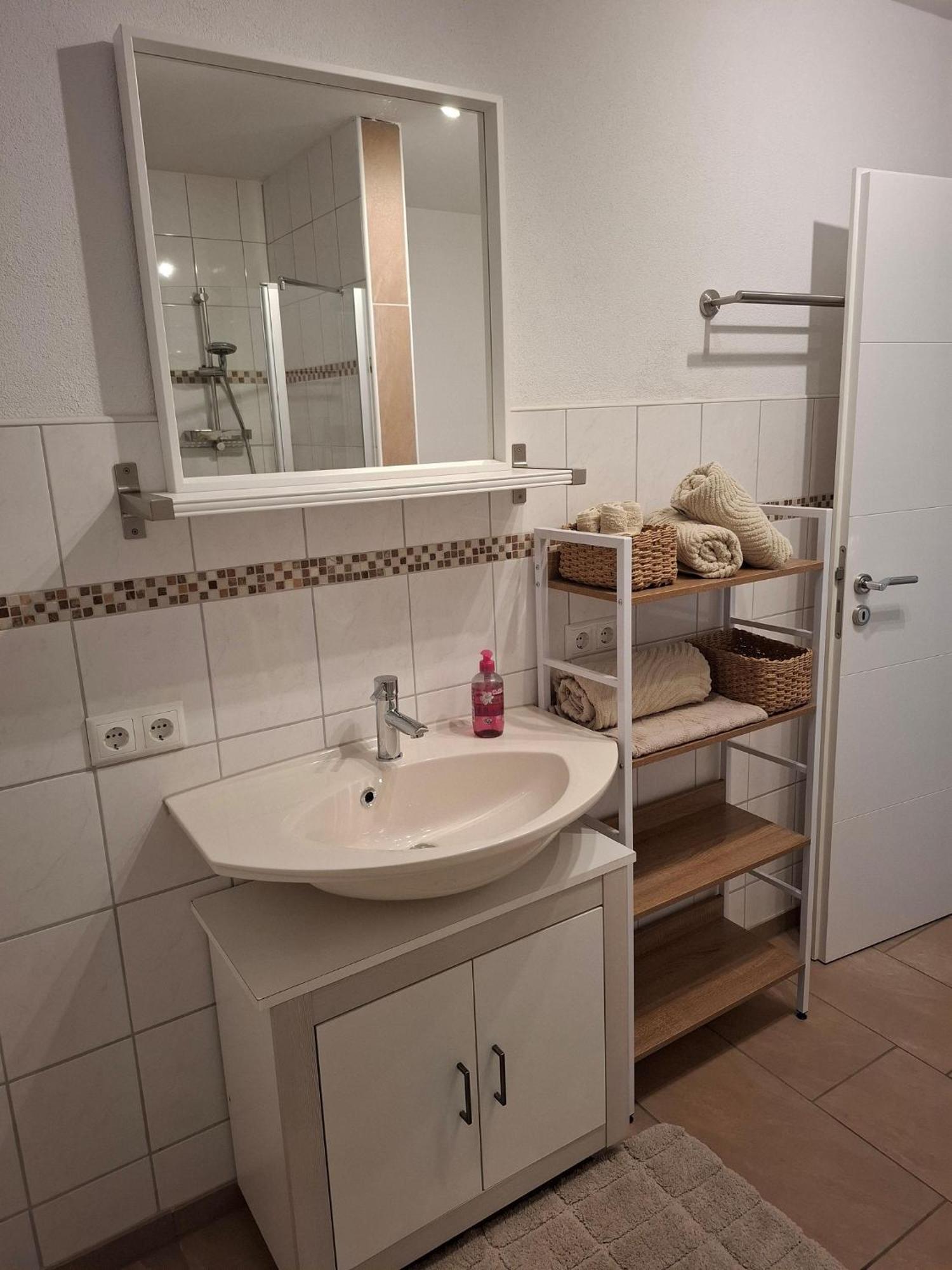 Ferienwohnung Am Blumenberg バート・メルゲントハイム エクステリア 写真
